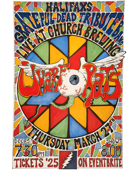 MAR. 27, 2025 WHARF RATS - A GRATEFUL DEAD TRIBUTE CONCERT