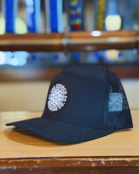 Black on Black Mesh Trucker Hat