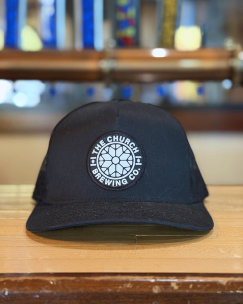 Black on Black Mesh Trucker Hat