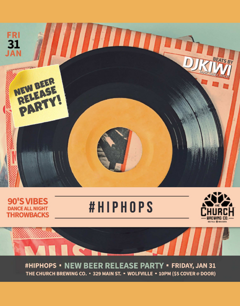 JAN. 31 #HIPHOPS NEW BEER RELEASE PARTY